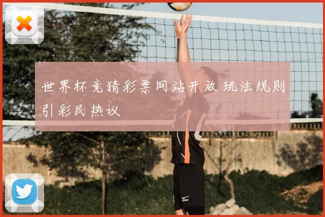 世界杯竞猜彩票网站开放 玩法规则引彩民热议
